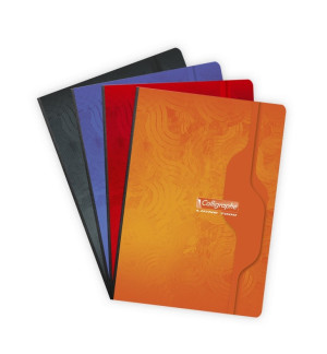 CAHIER BROCHE 21X29,7cm 192P 5X5 70G - ASSORTIS