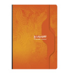 Cahier brochure souple dos toilé A4 192 pages grands carreaux 70 g - Coloris assortis