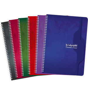 CAHIER SPIRALE 21X29,7cm 100P 5X5 70G