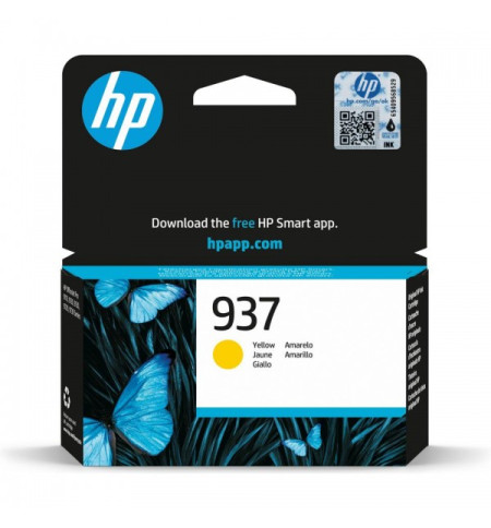 HP CARTOUCHE JET D'ENCRE N°937 JAUNE / 4S6W4