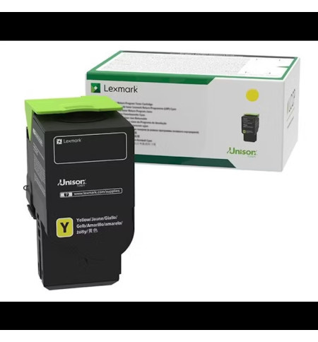 LEXMARK CARTOUCHE LASER 78C20Y0 JAUNE