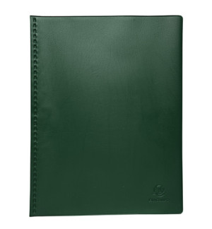 PROTEGE-DOCUMENT 100 VUES EN PVC 6/100e - VERT