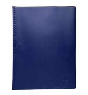 PROTEGE-DOCUMENT 40 VUES EN PVC 6/100° - BLEU