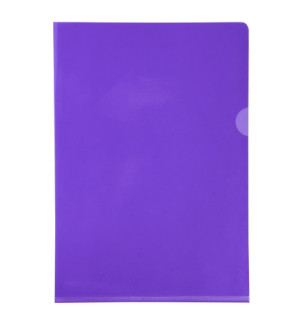 POCHETTES COIN PVC LISSE 14/100° VIOLETTES - PAQUET DE 100