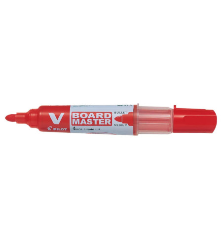 ECRVBMMR-marqueur-effacable-a-sec-pilot-v-board-moyen-rouge