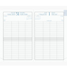 AGENDA JOURNEE PLANIFIEE EXACOMPTA 13.5X21 CM