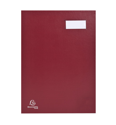 TRI9200R-parapheur-dos-toile-12-cases---rouge