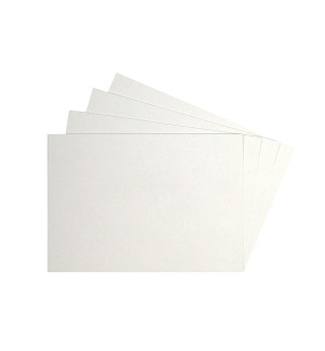 PAQUET 50 CARTES PAPIER BLANC 300G 100% RECYCLE 148X210