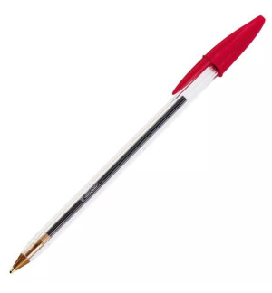 STYLO BILLE BIC CRISTAL ROUGE