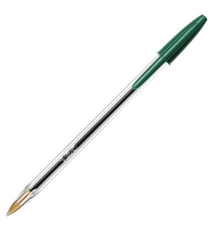 STYLO BILLE BIC CRISTAL VERT