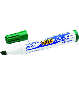 MARQUEUR EFFACABLE A SEC BIC 1751 POINTE BISEAU - VERT