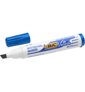 MARQUEUR EFFACABLE A SEC BIC 1751 POINTE BISEAU - BLEU