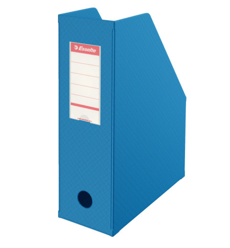 PORTE REVUES PVC DOS 100mm BLEU