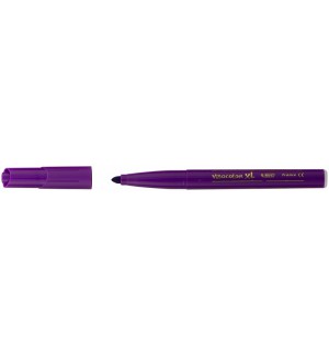 FEUTRE BIC VISACOLOR VIOLET - BOITE DE 12