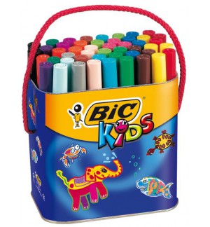 FEUTRES BIC VISACOLOR ASSORTIS - POT DE 48