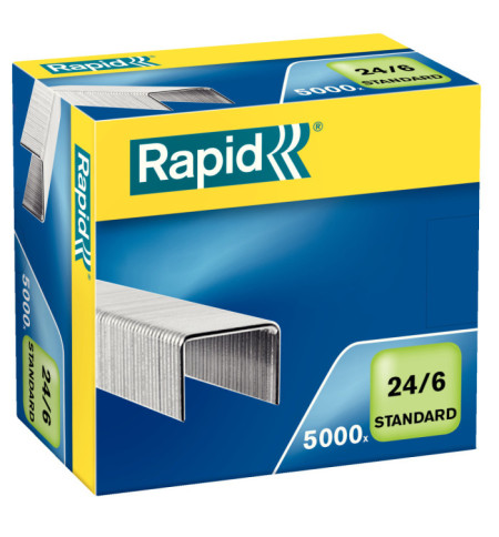 AGRAFES RAPID 24/6 - BOITE DE 5000