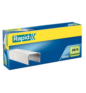 AGRAFES RAPID 26/6 - BOITE DE 5000