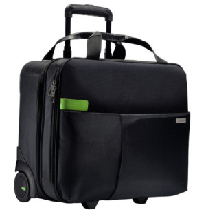 VALISE TROLLEY A ROULETTES LEITZ