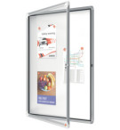 VITRINE EXTERIEURE BLANCHE 9 FEUILLES