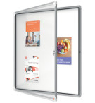 VITRINE EXTERIEURE BLANCHE 12 FEUILLES