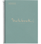 CAHIER NOTEBOOK MIQUELRIUS RECYCLE A4 SPIRALES 160P BLEU