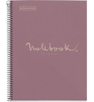 CAHIER NOTEBOOK MIQUELRIUS RECYCLE A4 SPIRALES 160P LAVANDE