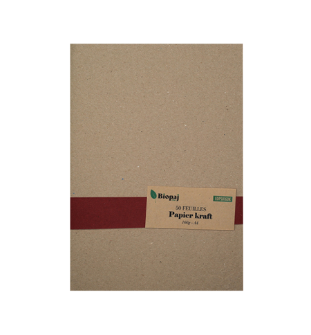 50 FEUILLES PAPIER KRAFT A4 160G