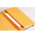 CAR117415-carnet-rhodiarama-souple-148x210mm-orange-160-pages-lignees