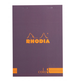 BLOC NOTES RHODIA 148X210mm VIOLET 140 PAGES LIGNEES