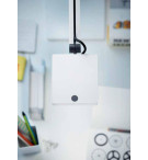 LAMPE DE BUREAU 3000K NOIRE OU BLANCHE TETE CARREE (SANS SOCLE)