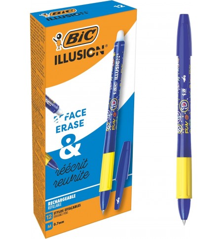 STYLO BIC GEL OCITY ILLUSION BLEU