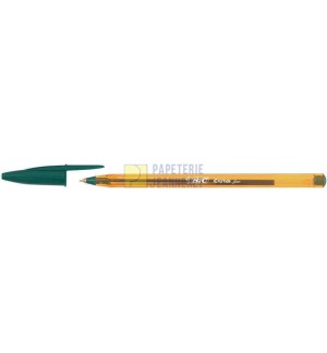 STYLO BILLE BIC CRISTAL FIN VERT