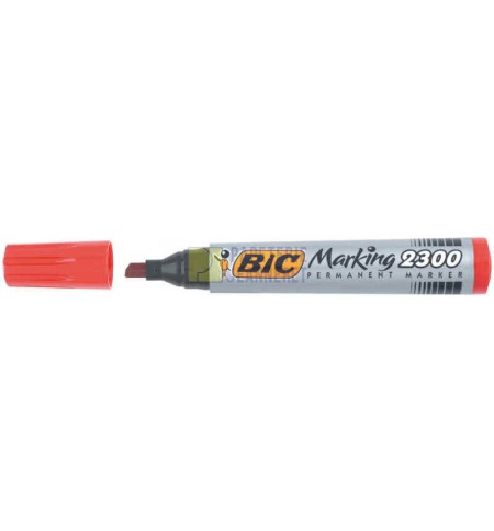 ECR2300R-marqueur-permanent-bic-2300-pointe-biseau---rouge