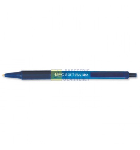 ECRSOFB-stylo-bille-bic-soft-feel-clic-grip-bleu