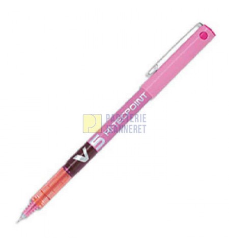 ECRV5S-stylo-roller-pilot-hi-tecpoint-v5-0-3mm-rose