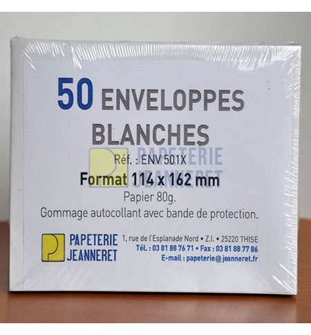 ENV501X-50-enveloppes-blanches-114x162mm-80g-autoadhesives