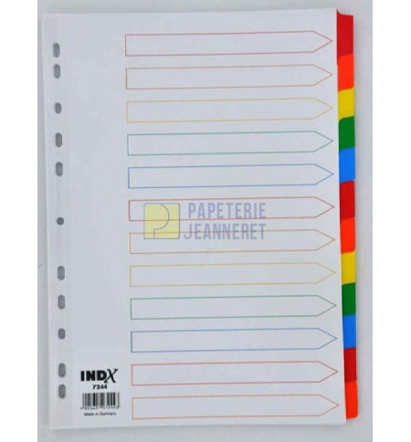 INTM12P-intercalaires-mylar-a4-12-touches