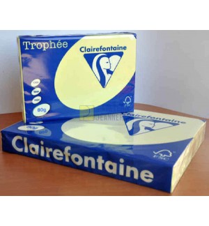 RAMETTE 500F REPRO CLAIREFONTAINE 80G A3 CANARI