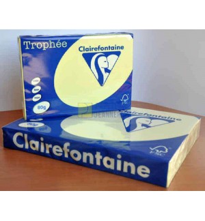 RAMETTE 500F REPRO CLAIREFONTAINE 80G A3 JONQUILLE