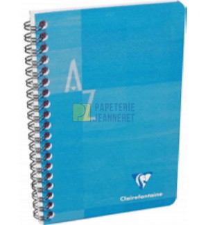 REPERTOIRE CLAIREFONTAINE SPIRALE 11X17cm 100P 90G 5X5