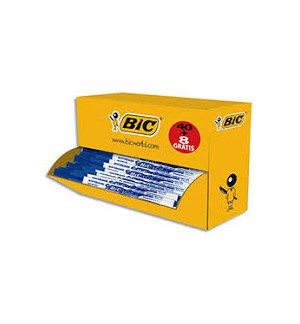 FEUTRE EFFACABLE A SEC BIC 1721 FIN BLEU PACK DE 48