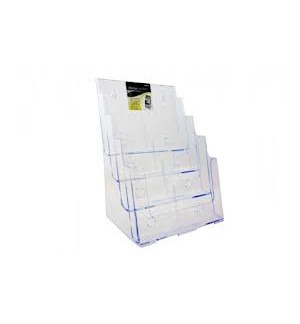 PORTE BROCHURES 4 CASES A4