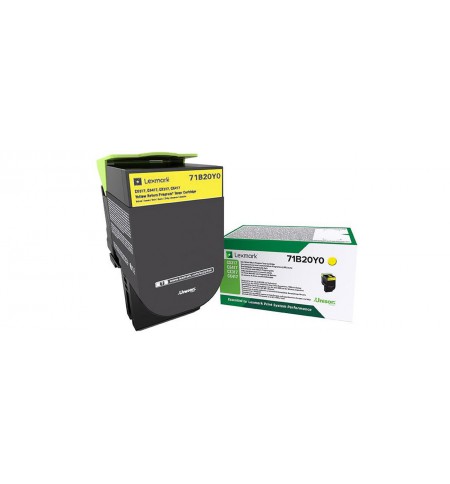 X71B20Y0-lexmark-cartouche-laser-jaune-2300p-71b20y0