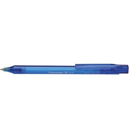 STYLO BILLE SCHNEIDER FAVE RETRACTABLE BLEU