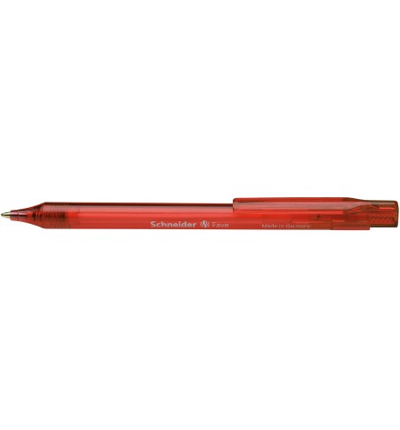 STYLO BILLE SCHNEIDER FAVE ROUGE