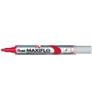 MARQUEUR EFFACABLE A SEC PENTEL MAXIFLO ROUGE MOYEN MODELE