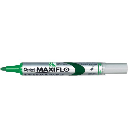 MARQUEUR EFFACABLE A SEC PENTEL MAXIFLO VERT MOYEN MODELE