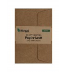 PAQUET 20 ENVELOPPES 114X162mm KRAFT 120G