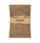 PAQUET 100 SACHETS KRAFT 35G 140+80X210mm