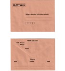 500 ENVELOPPES BULLE 114X162 / ELECTION LYCEE